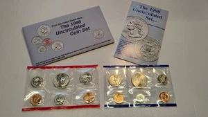 1998 US Mint Uncirculated Set 10 Coin OGP - Picture 1 of 1