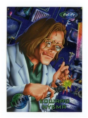 Коллекционная карточка 1995 Fleer Metal Batman Forever No10 Edward Nygma Riddler DC Comics - Изображение 1 из 3