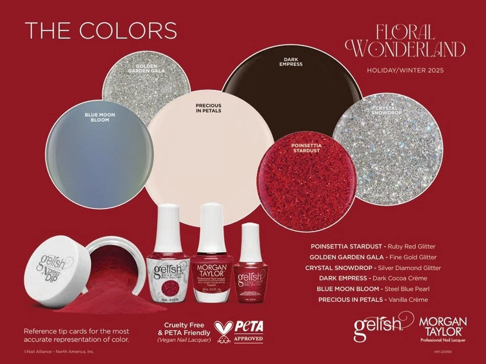 Gelish Morgan Taylor ЦВЕТОЧНАЯ СТРАНА ЧУДЕС 2025 Трио Dip & Gel & Polish *выберите любой * - Изображение 1 из 4