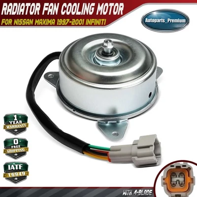 Radiator Fan Cooling Motor for Nissan Maxima 1997-2001 INFINITI G20 99-02 I30 - Image 1 of 4