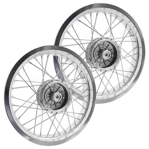 Set 2x Felge 2,5x16 breit Alu für Simson S51 S50 Schwalbe KR51 AF26 - Bild 1 von 4
