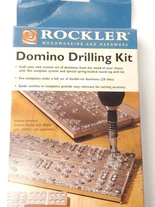 Nice Rockler Wood Domino Drilling Kit Template set with custom drill bit - Bild 1 von 11