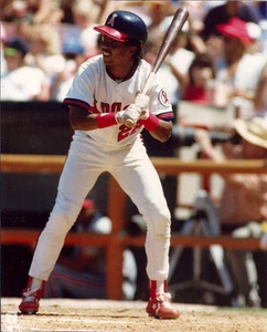 Luis Polonia California Angels Licensed Unsigned Glossy 8x10 Photo MLB (A) - Picture 1 of 1
