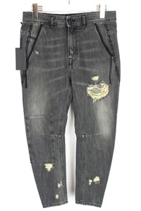 Diesel Black Gold Type-1747 Carrot BG8Y7 Jeans Damen W25 Zerrissen Patch Knie - Bild 1 von 7