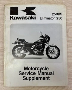 Kawasaki 99924-1093-52 Service Manual Supplement '88-'91 Eliminator 250 HS - Picture 1 of 5
