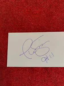 PHIL SIMMS #11 (NY Giants) Signed 3"x5" Football Index Card -Guaranteed - Picture 1 of 1