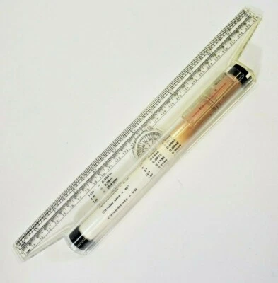 Vintage Drafting Roll O Ruler Drawing Parallel Rolling Ruler Metric to Inch - Image 1 of 4