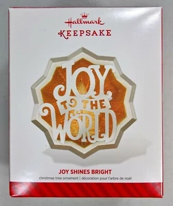 Joy Shines Bright - Vintage Hallmark Andenken Weihnachten beleuchtet Ornament mit Box - Bild 1 von 9