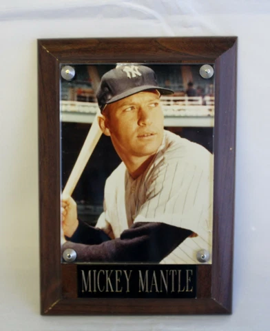 NY Yankees Mickey Mantle Plaque Cover