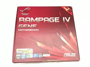 ASUS ROG Rampage IV Gene LGA 2011 X79 SATA 6 GB/s USB 3.0 mATX Intel Motherboard - Bild 1 von 12
