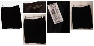 St Michael Marks & Spencer Womens Pure New Wool Tailored Black Skirt Size 16 UK - Bild 1 von 6
