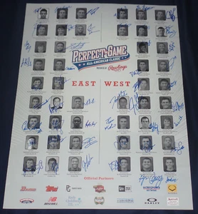 CLINT FRAZIER MEADOWS SIGNED 2012 PERFECT GAME ALL AMERICAN CLASSIC POSTER + - Picture 1 of 9