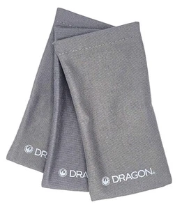 **3 PACK** AUTHENTIC & NEW - DRAGON - GREY - CANVAS SUNGLASSES POUCH - Picture 1 of 4