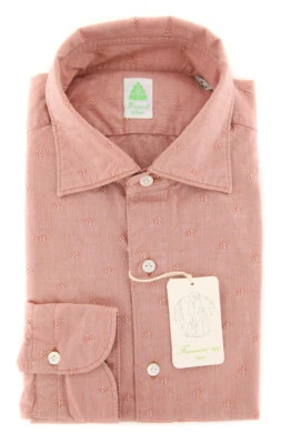 Camisa Naranja Finamore Napoli - Extra Slim - 15.75/40 - (SEN08115706) Foto 1 de 4