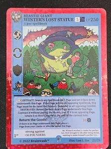 MetaZoo Gehirnwäsche TCG Winters verlorene Statue 21/26 Pop 45 - Bild 1 von 2