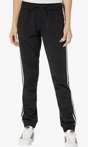 Adidas BLACK Women's Primegreen Slim Tapered Track Pants, size L - Picture 1 of 6