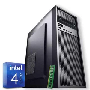 PC assemblato intel quad-core 8gb ram DDR4 SSD 240gb windows 10 pro WIFI - Imagen 1 de 5
