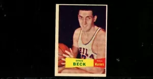 1957-58 Topps Basketball No 36 Ernie Beck EXMT+ - Picture 1 of 2