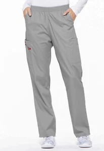 Dickies Scrubs Pull-on Elastic Waist Cargo Pant 86106 Grey Dickies EDS - Picture 1 of 6
