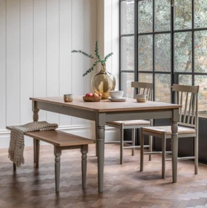 Gallery Direct Eton Extending Dining Table Prairie - Picture 1 of 4