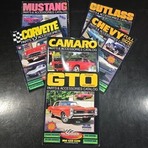 (6) Paddock Auto Parts Catalogs VTG Camaro GTO Chevy Corvette Cutlass Mustang - Bild 1 von 24