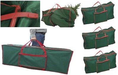 Xmas Large Christmas Tree Storage Bags Zip Up For Decoration Gift Tidy Organizer - Image 1 of 4