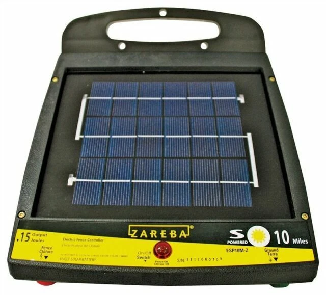 Zareba 10 Mile Solar Low Impedance Fence Charger - (ESP10M-Z)