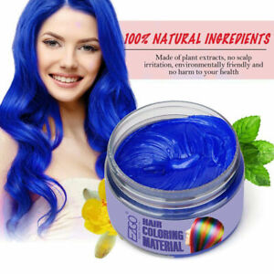 7 Color Hair Color Wax Pomade Mud Dye Cream Temporary Modeling