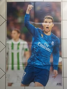 Cristiano Ronaldo Poster XXL Fußball Real Madrid CR7 - Harry Kane - Bild 1 von 2