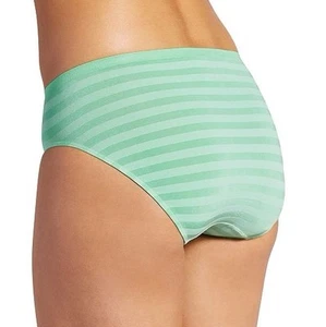 JOCKEY Women’s 1216 MATTE & SHINE Underwear Panty Brief Green Nylon Blend Sz 7 L - Picture 1 of 4