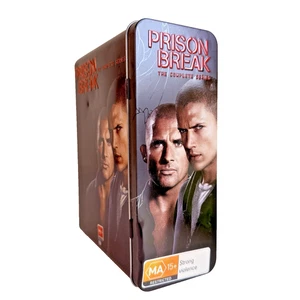 Prison Break DVD Season 1-4 1 2 3 4 Collectors Metal Tin Boxset 23 Discs VGC - Picture 1 of 14