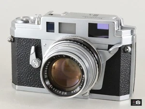 CLA'd Konica IIIA Rangefinder Camera Hexanon 50mm f1.8 Near MINT From JP#3217 - Picture 1 of 13
