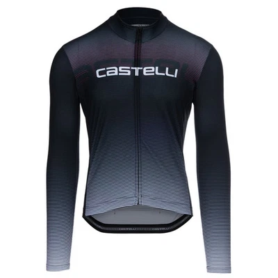 Jersey Castelli Apice Térmico Edición Limitada - Para Hombre Tono Noche Oscuro/Ultraviol Foto 1 de 2