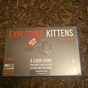 New Exploding Kittens NSFW Deck Card Game Adults Only - Not Safe For Work Deck - Bild 1 von 2