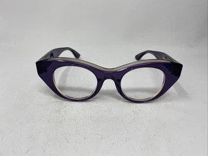 THIERRY LASRY GAFAS ITALIA TOCADOR 3493 47/23/145 CRISTAL PÚRPURA CATEYE JX62 - Imagen 1 de 8