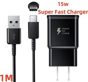 USB Type-C Fast Wall Charger Cable For Samsung Galaxy S21/S22/S23 Plus Ultra B - Photo 1 sur 14