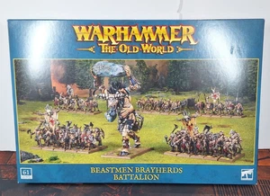 Warhammer Il Vecchio Mondo - Battaglione Beastmen Breyheard - Nuovo con scatola - P-136 - Foto 1 di 2