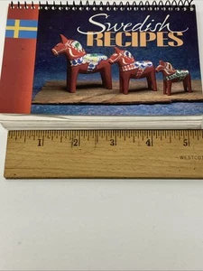Swedish Recipes 1992 Scandinavian Sweet Treats Cookbook Skandisk 3x5" - Picture 1 of 8
