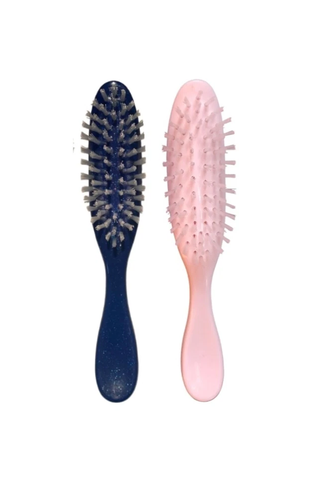 2X New AVON 8" HAIR BRUSH New, 1 Light Pink Color + 1 Navy Color - Image 1 of 4