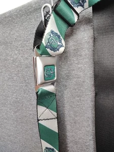 Harry Potter Slytherin Sicherheitsgurt Gurt grün weiß verstellbar Schnallengurt - Bild 1 von 5