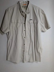 Field & Stream Angelhemd Herren XXL Kurzarm Wandern Outdoor Beige - Bild 1 von 5