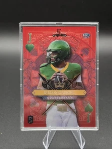 2024 Wildcard 5 Card Draw - Jack Of Hearts-Dillon Gabriel 1/2 - Picture 1 of 2