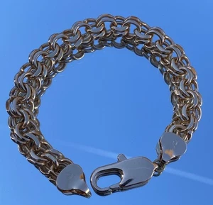 kette armband herren vergoldet 18K 8” / 10mm «BISMARCK» - Bild 1 von 16