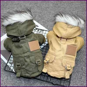Dog Pet Winter Thickened Hiking Coat With Hooded Coat Soft And Comfortable Dog - Picture 1 of 24