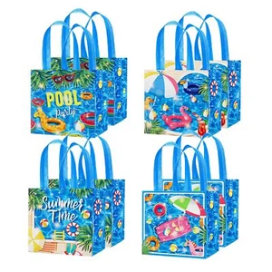 12 PCS Pool Party Gift Bags Summer Beach Hawaii Themed Party Favors - Picture 1 of 7
