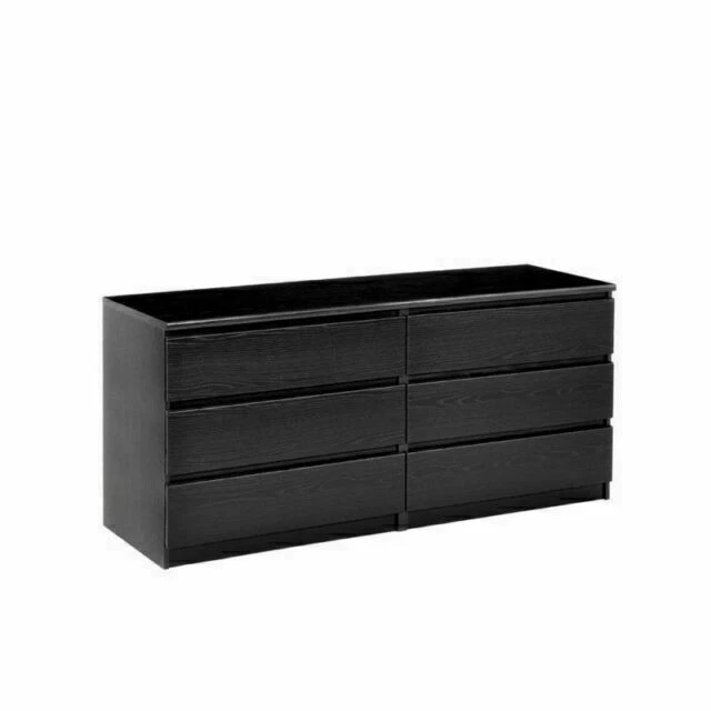 Tvilum 7029661 Double Dresser - Black