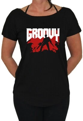 ARTSHIRT FACTORY Groovy Baby M2 Loose Girlie Kult Tanz Teufel Evil Dead Ash Horror Zombie Film
