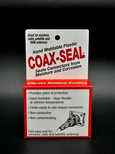 Coax Seal 104 USA Made Moldable Watertight Coaxial Cable Seal Tape - 1/2" x 60" - Picture 1 of 2