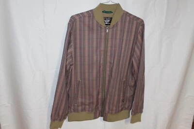 Chaqueta Bomber Target Houston Blanca Glen Plaid M Clásica Preppy Foto 1 de 3