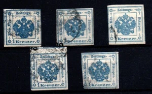 Austria (Periódicos) nº 1, 1b. Año 1853/77. Ref 283 - Picture 1 of 1